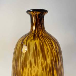 A Faux Tortoiseshell Blown Glass Vase